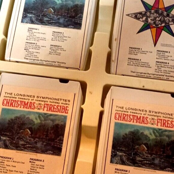 8 track tapes The longines symphonette Christmas At Fireside 4 - vintage Rare - Picture 4 of 4